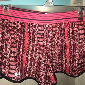 Pink Patterned Active shorts